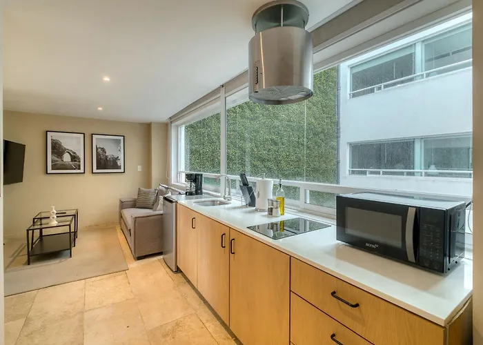 Modern King In Roma Norte Apartment