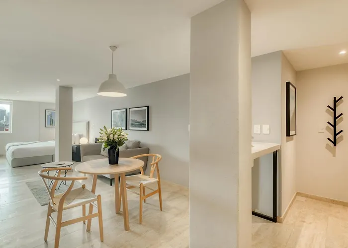 Modern King In Roma Norte Apartment Mexico City